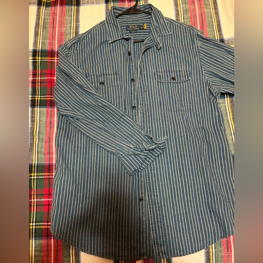 Polo ralph Lauren denim shirt size large
